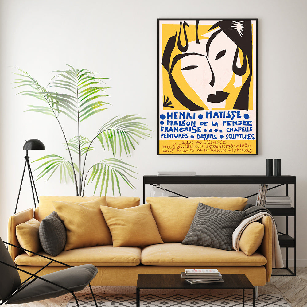 50cmx70cm-henri-matisse-black-frame-canvas-wall-art www.mallsonline.com.au