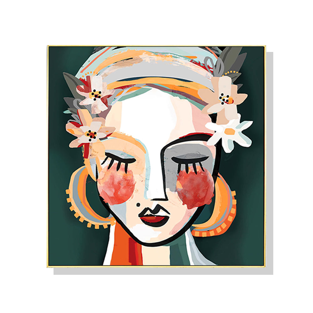 60cmx60cm-sophie-ii-gold-frame-canvas-wall-art at www.mallsonline.com.au