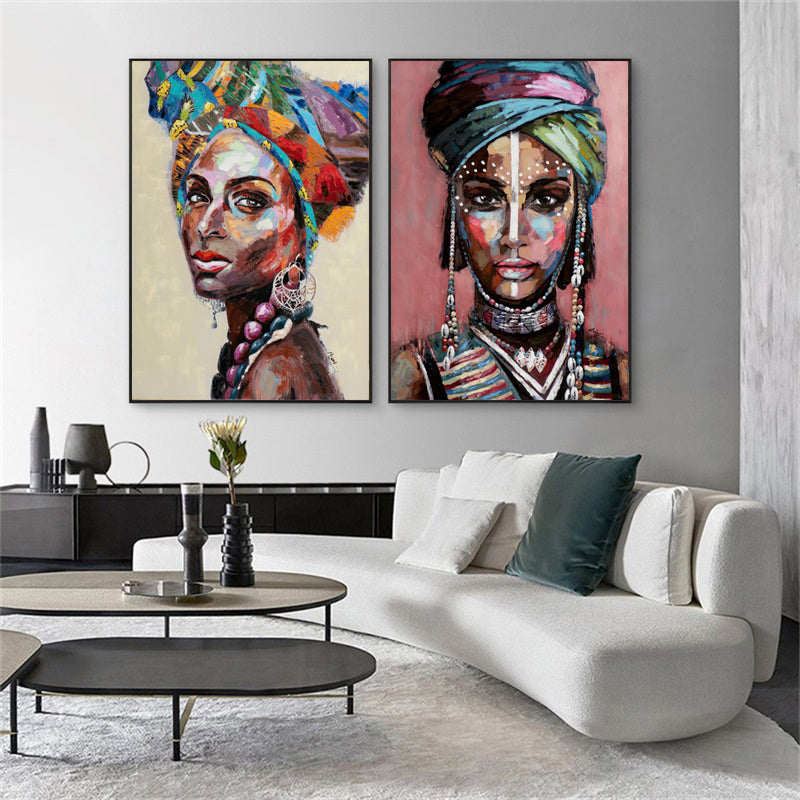 50cmx70cm-african-women-2-sets-black-frame-canvas-wall-art at www.mallsonline.com.au