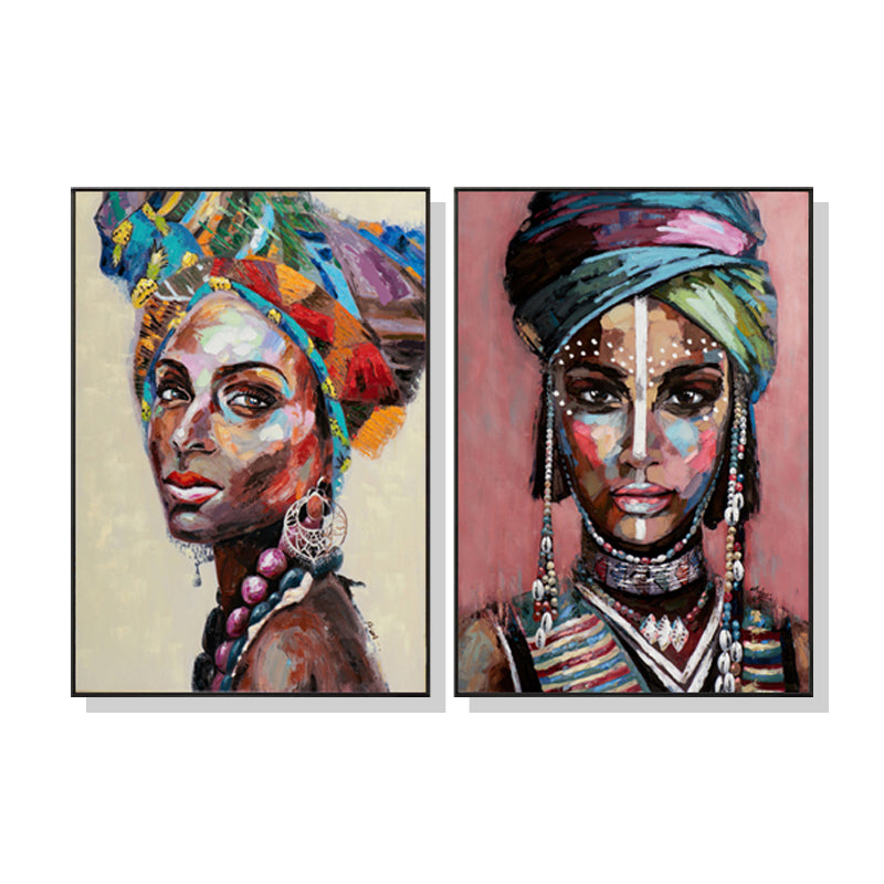 60cmx90cm-african-women-2-sets-black-frame-canvas-wall-art at www.mallsonline.com.au