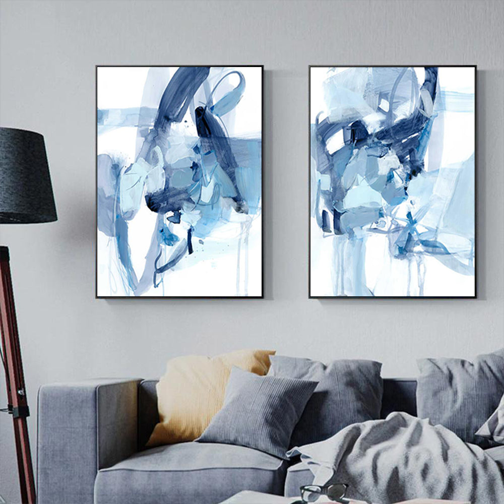 50cmx70cm-saturday-night-2-sets-black-frame-canvas-wall-art www.mallsonline.com.au