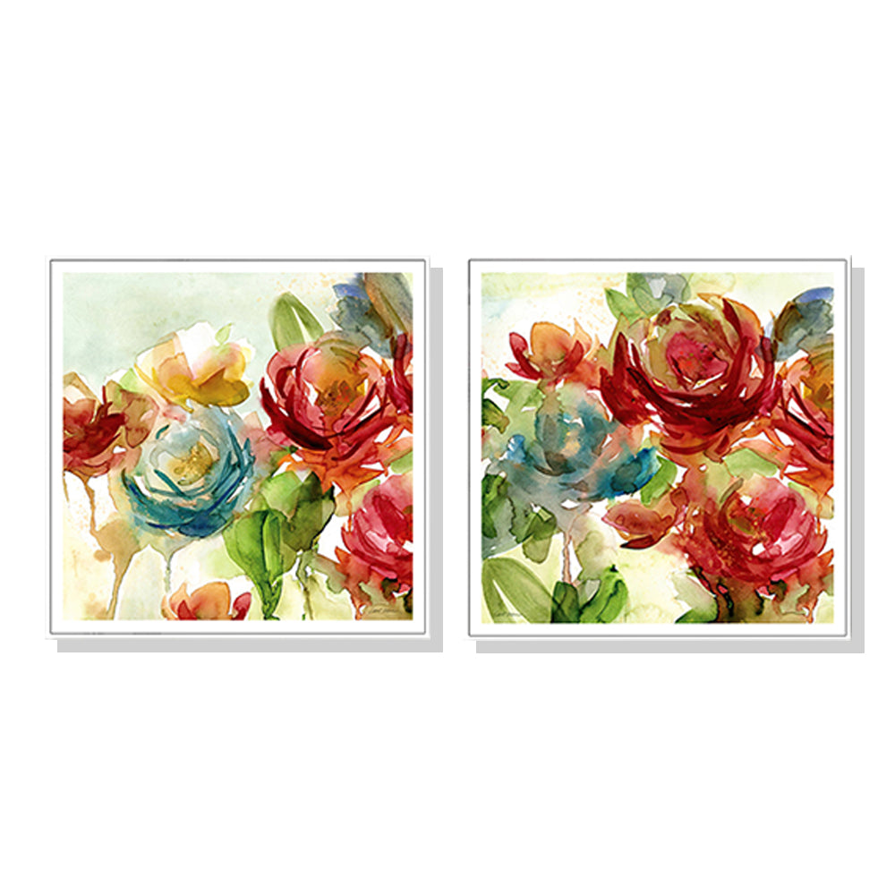 60cmx60cm-rosewater-garden-by-carol-robinson-2-sets-white-frame-canvas-wall-art www.mallsonline.com.au