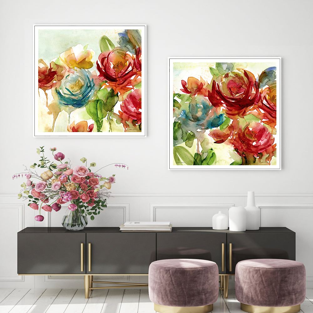 60cmx60cm-rosewater-garden-by-carol-robinson-2-sets-white-frame-canvas-wall-art www.mallsonline.com.au