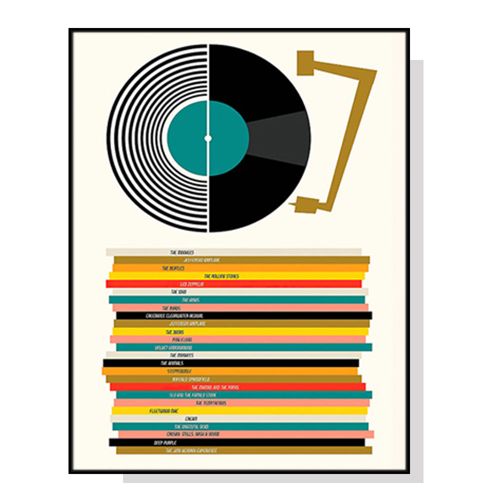 50cmx70cm-music-black-frame-canvas-wall-art www.mallsonline.com.au
