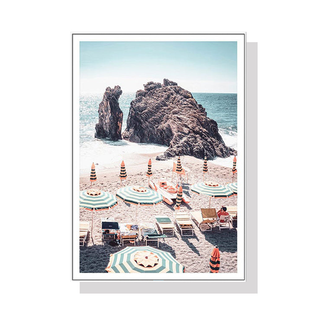 50cmx70cm-landscape-art-prints-white-frame-canvas-wall-art www.mallsonline.com.au