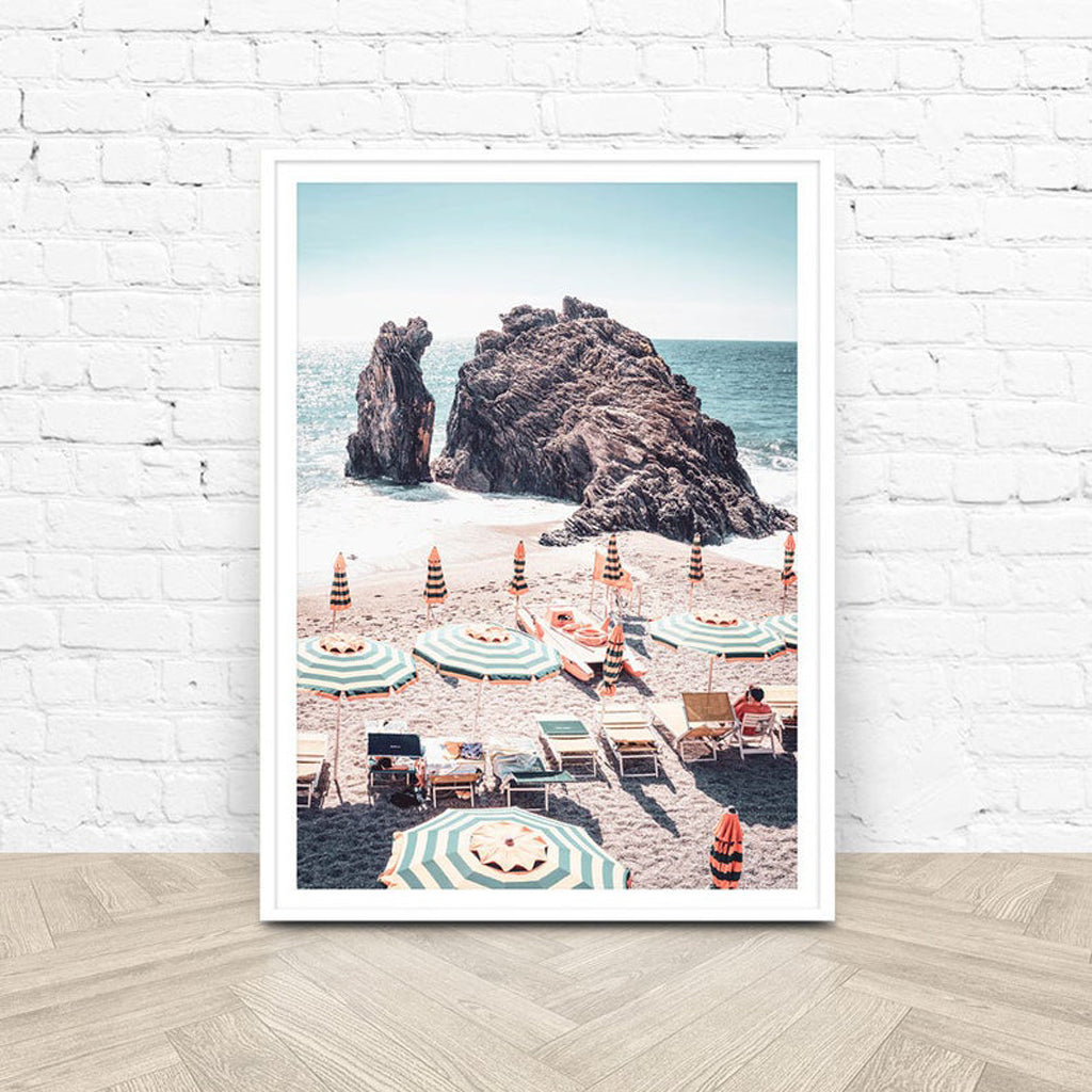 50cmx70cm-landscape-art-prints-white-frame-canvas-wall-art www.mallsonline.com.au