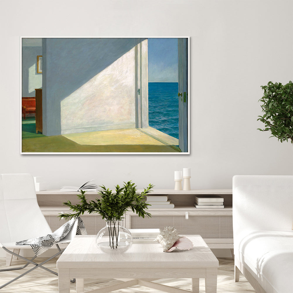 50cmx70cm-room-by-the-sea-by-edward-hopper-white-frame-canvas-wall-art www.mallsonline.com.au
