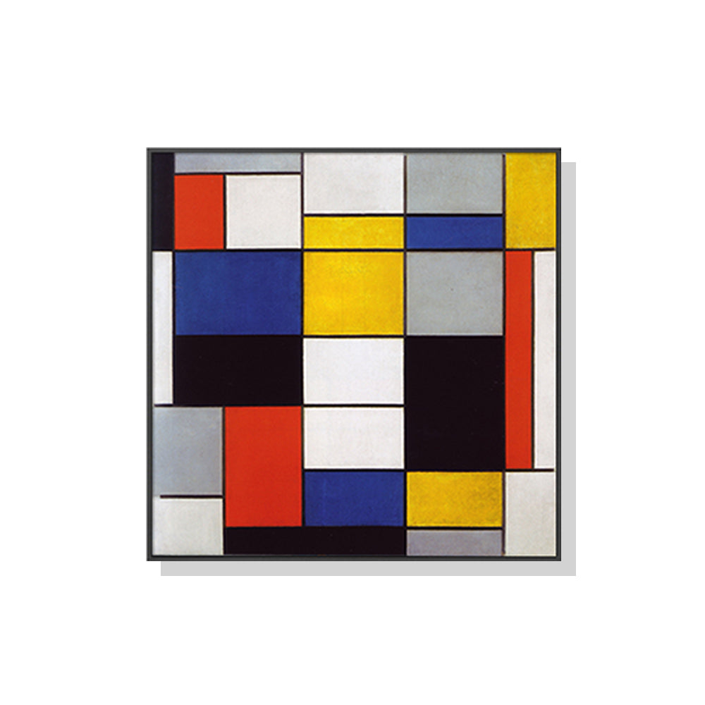 60cmx60cm-large-composition-a-by-piet-mondrian-black-frame-canvas-wall-art www.mallsonline.com.au