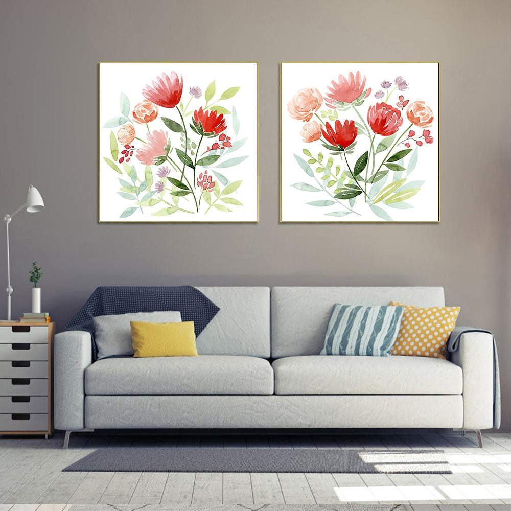 60cmx60cm-florals-2-sets-gold-frame-canvas-wall-art www.mallsonline.com.au