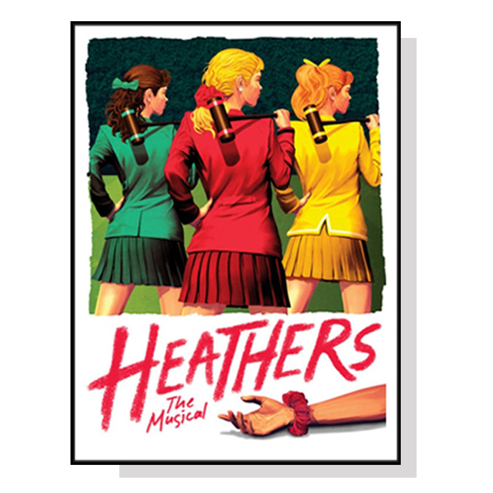 50cmx70cm-heathers-the-musical-black-frame-canvas-wall-art www.mallsonline.com.au
