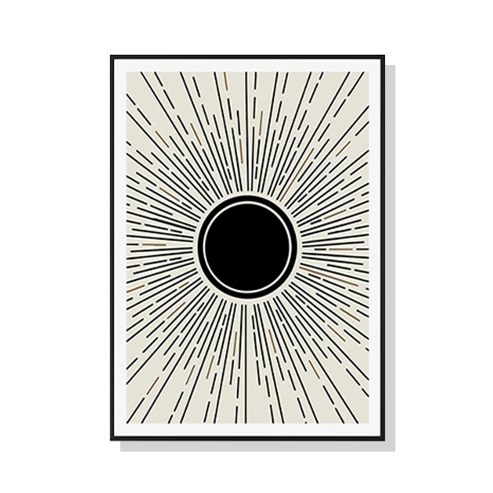 50cmx70cm-sun-rise-art-black-frame-canvas-wall-art www.mallsonline.com.au