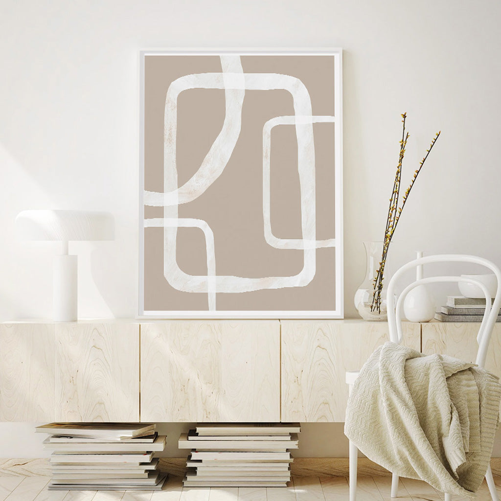 60cmx90cm-abstract-white-lines-2-sets-white-frame-canvas-wall-art www.mallsonline.com.au