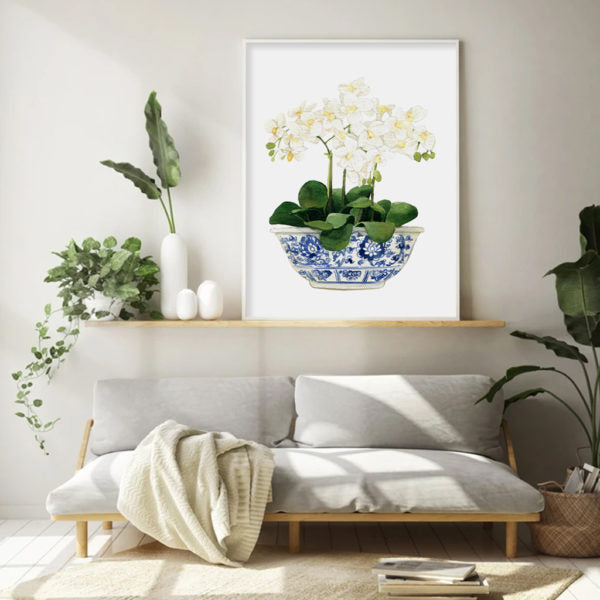 60cmx90cm-elegant-flower-2-sets-white-frame-canvas-wall-art www.mallsonline.com.au