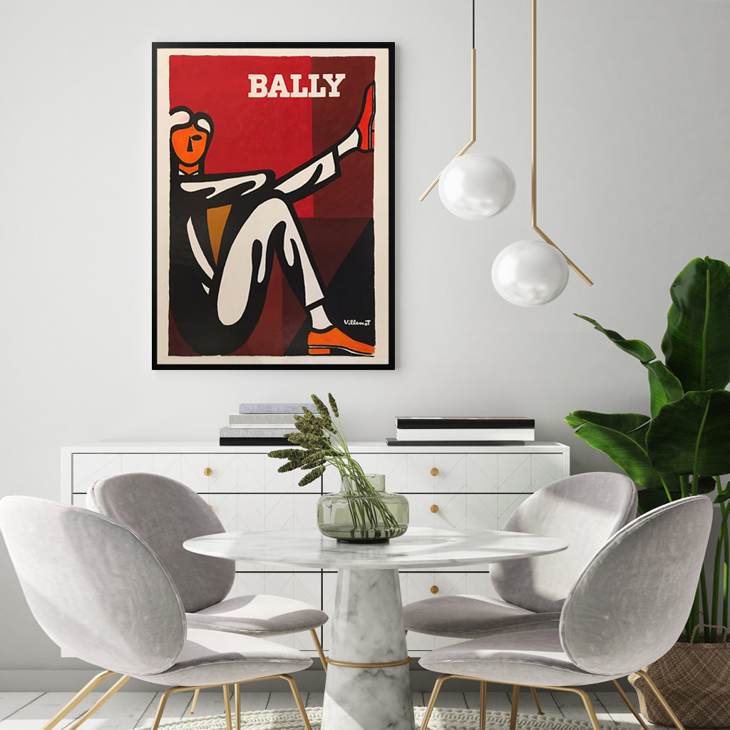 50cmx70cm-bally-man-by-villemot-black-frame-canvas-wall-art www.mallsonline.com.au