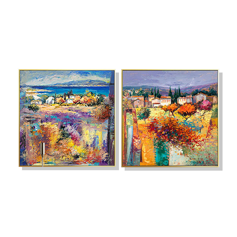 60cmx60cm-estate-italiana-2-sets-gold-frame-canvas-wall-art www.mallsonline.com.au