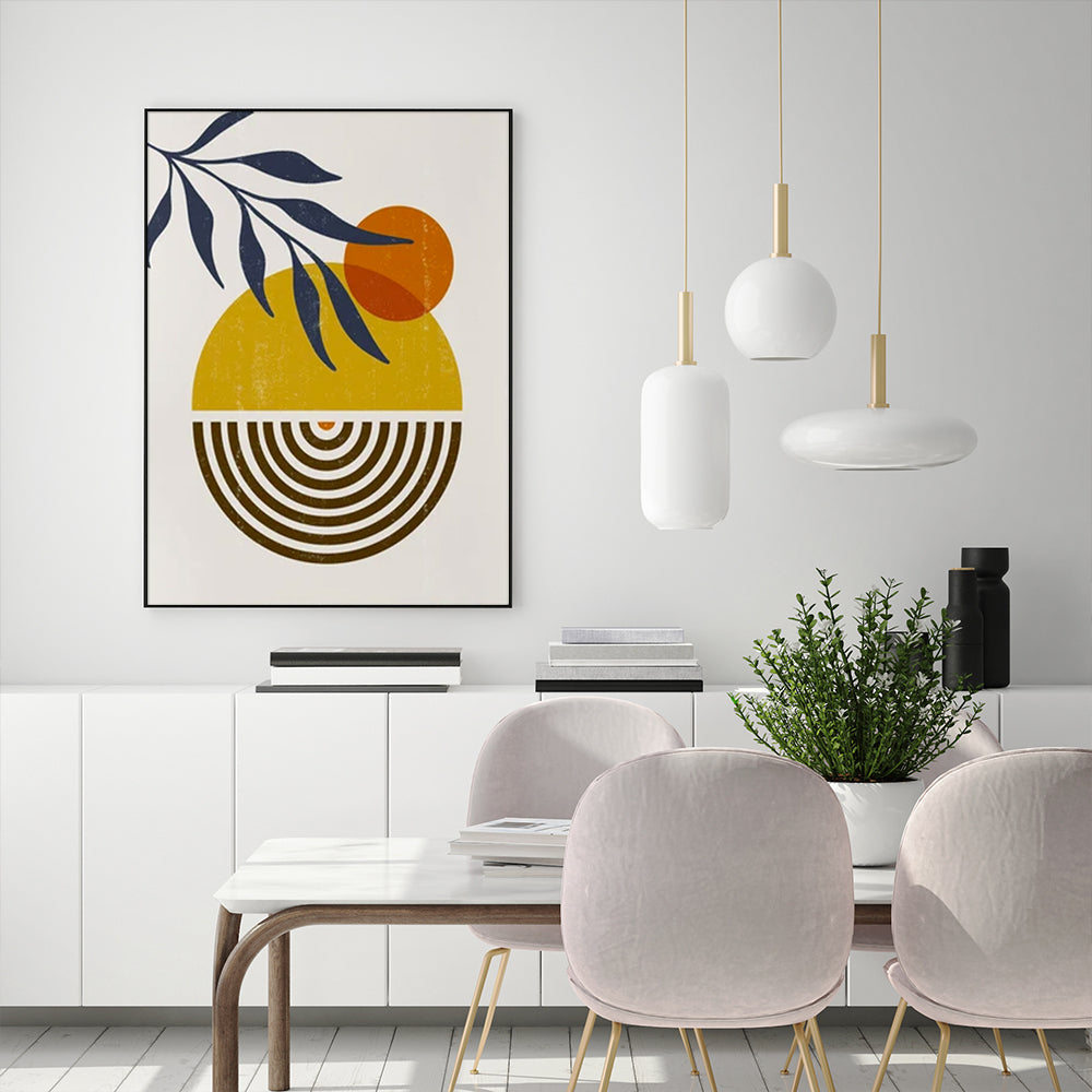 50cmx70cm-sun-and-moon-black-frame-canvas-wall-art www.mallsonline.com.au