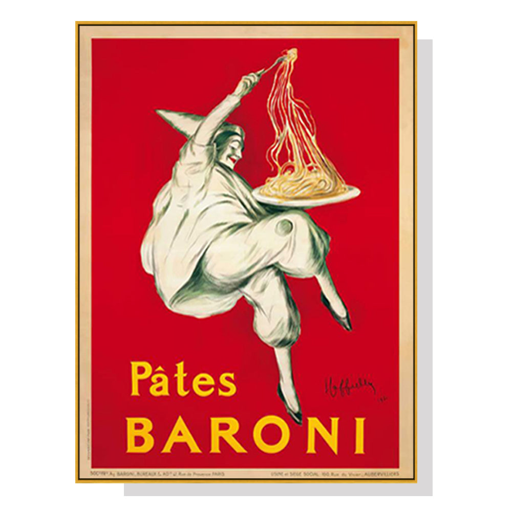 50cmx70cm-pates-baroni-pasta-gold-frame-canvas-wall-art www.mallsonline.com.au
