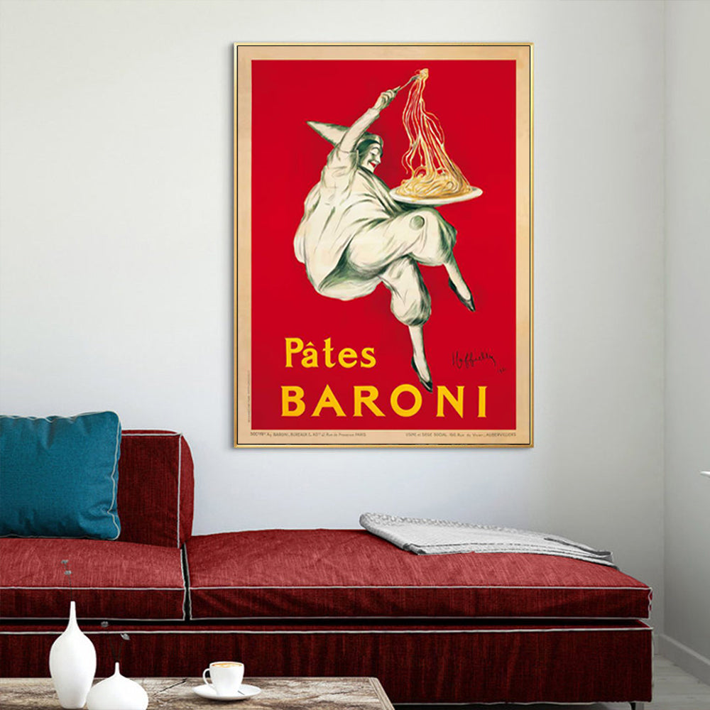 50cmx70cm-pates-baroni-pasta-gold-frame-canvas-wall-art www.mallsonline.com.au