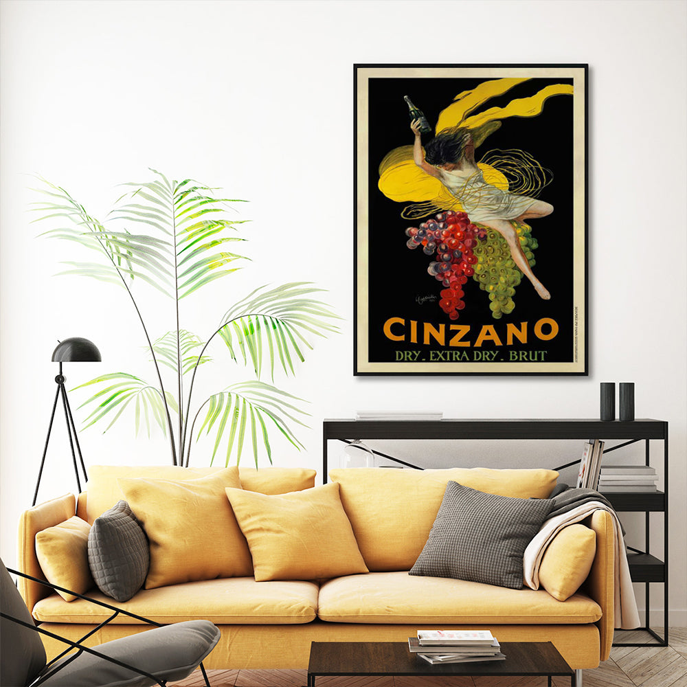 60cmx90cm-cinzano-black-frame-canvas-wall-art www.mallsonline.com.au