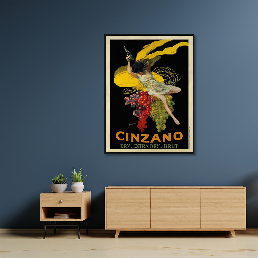 60cmx90cm-cinzano-black-frame-canvas-wall-art www.mallsonline.com.au