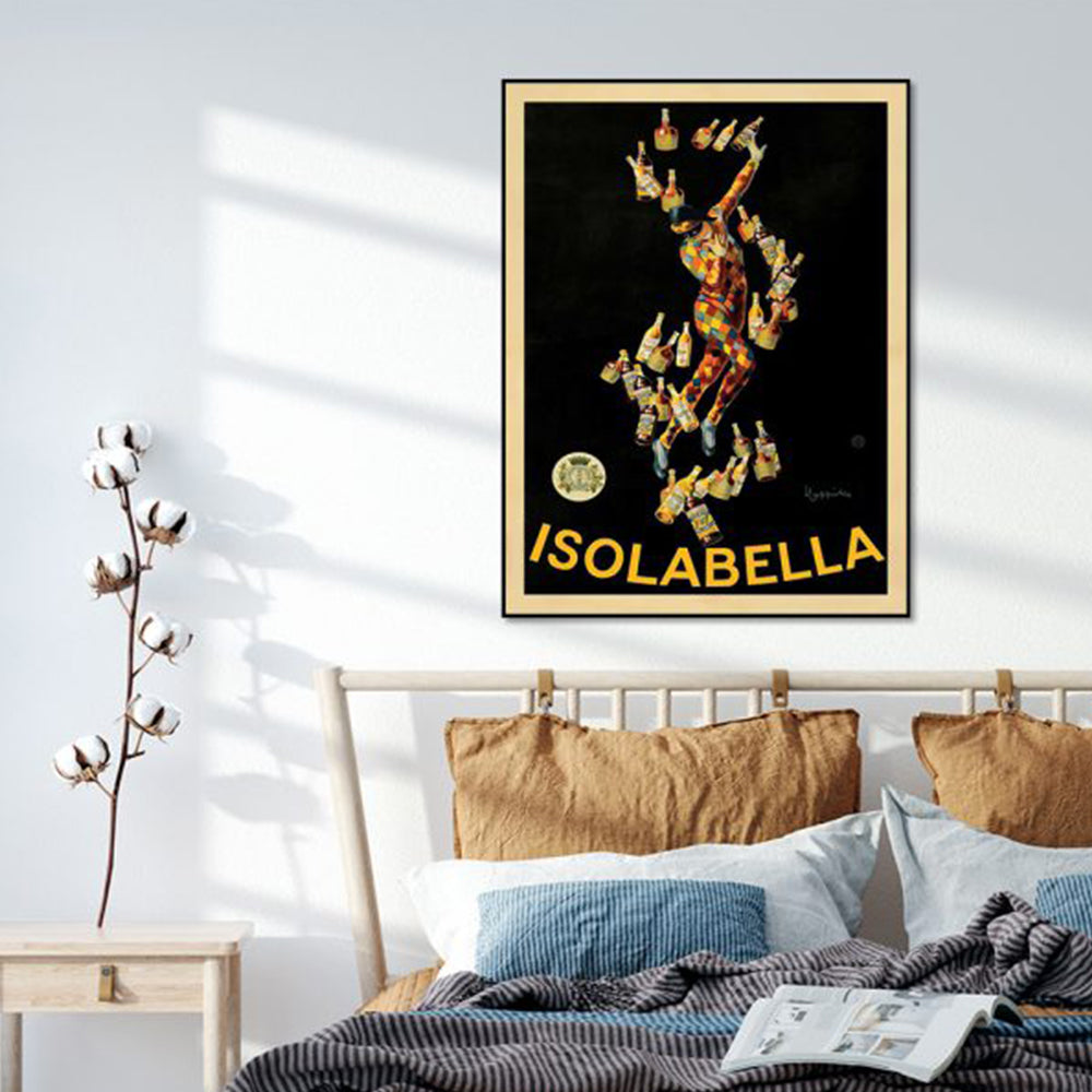 50cmx70cm-isolabella-black-frame-canvas-wall-art www.mallsonline.com.au