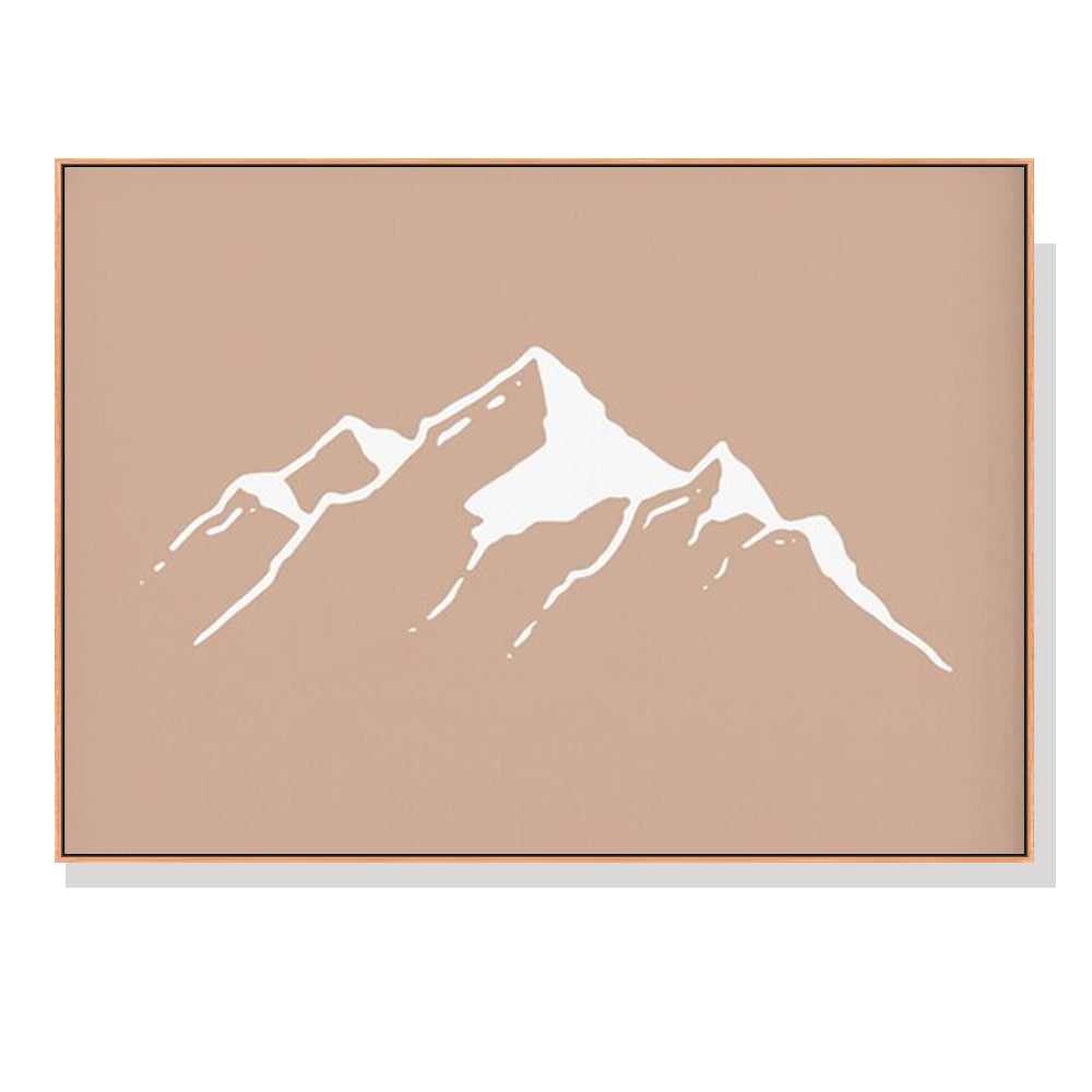60cmx90cm-boho-mountain-wood-frame-canvas-wall-art www.mallsonline.com.au