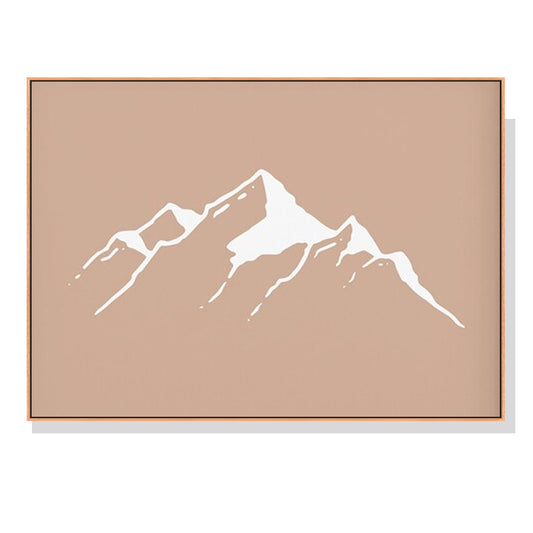 80cmx120cm-boho-mountain-wood-frame-canvas-wall-art www.mallsonline.com.au
