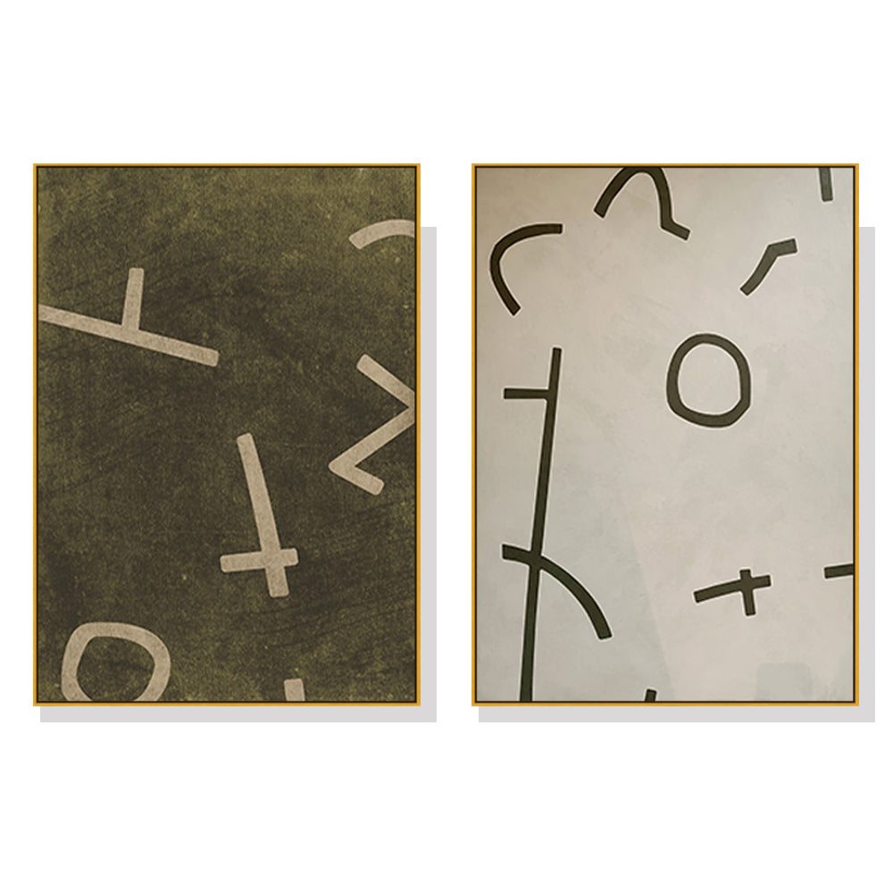 70cmx100cm-neutral-composition-2-sets-gold-frame-canvas-wall-art www.mallsonline.com.au