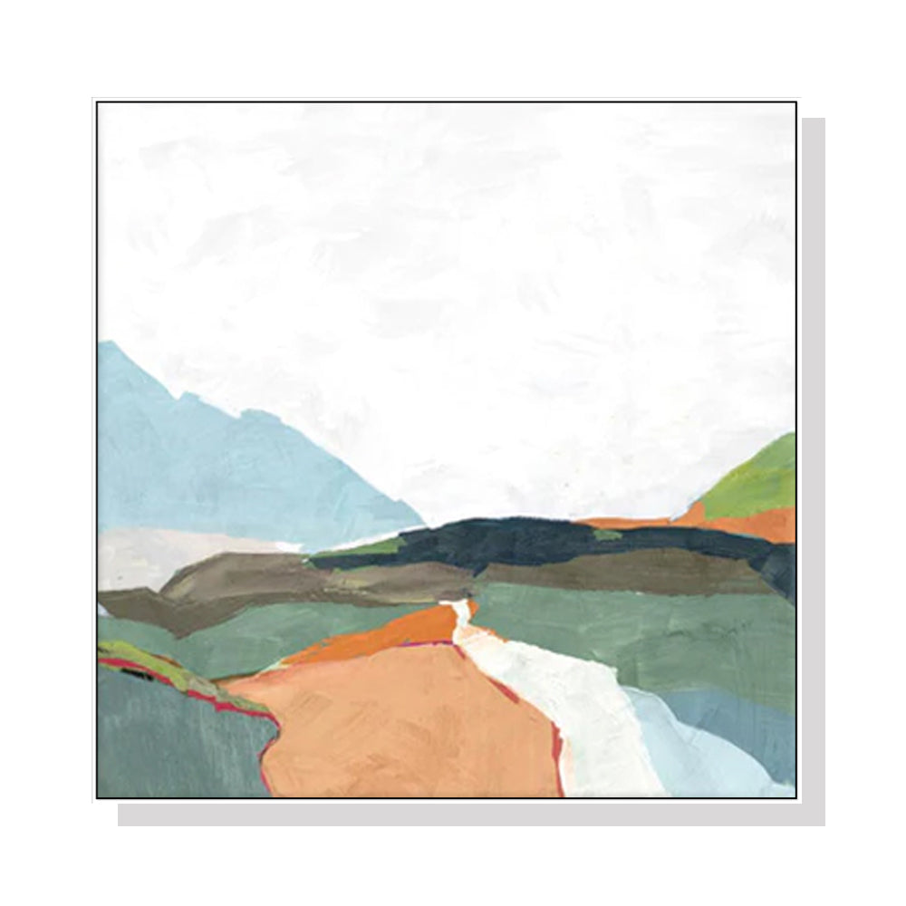80cmx80cm-april-morning-white-frame-canvas-wall-art www.mallsonline.com.au
