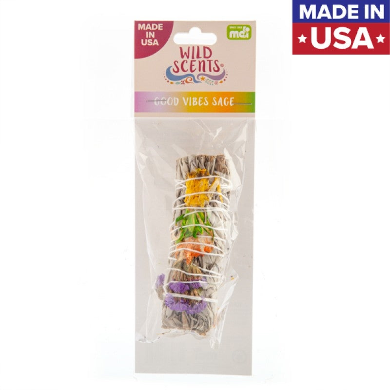wild-scents-good-vibes-sage-herbs-smudge-stick at www.mallsonline.com.au