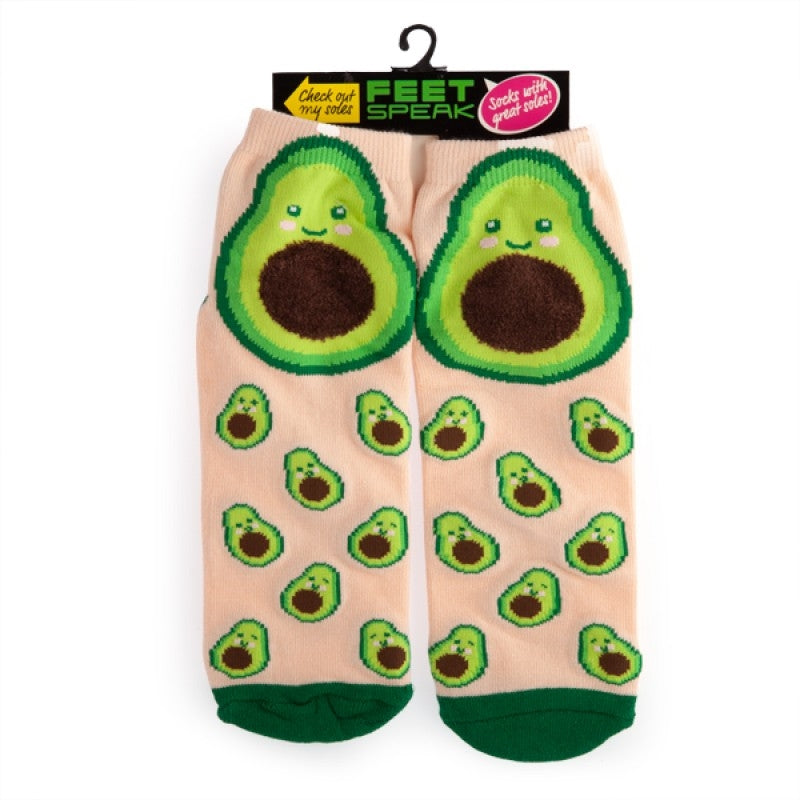 avocado-feet-speak-socks at www.mallsonline.com.au