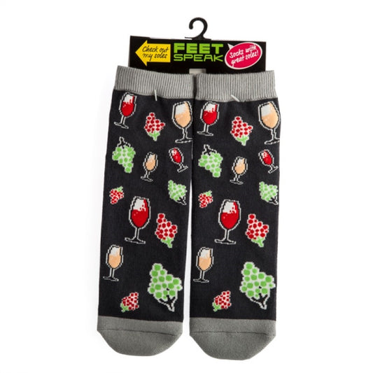 wine-feet-speak-socks at www.mallsonline.com.au
