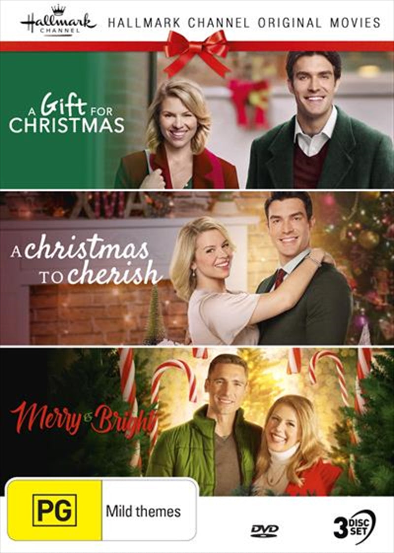 hallmark-christmas-a-gift-for-christmas-a-christmas-to-cherish-merry-and-bright-collection-dvd at www.mallsonline.com.au