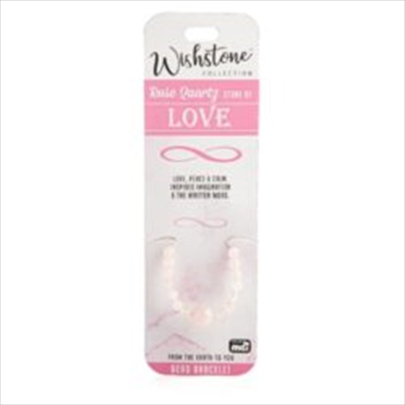 rose-quartz-bead-bracelet at www.mallsonline.com.au