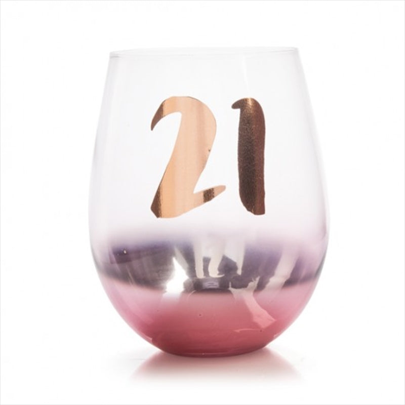 21st-birthday-blush-stemless www.mallsonline.com.au