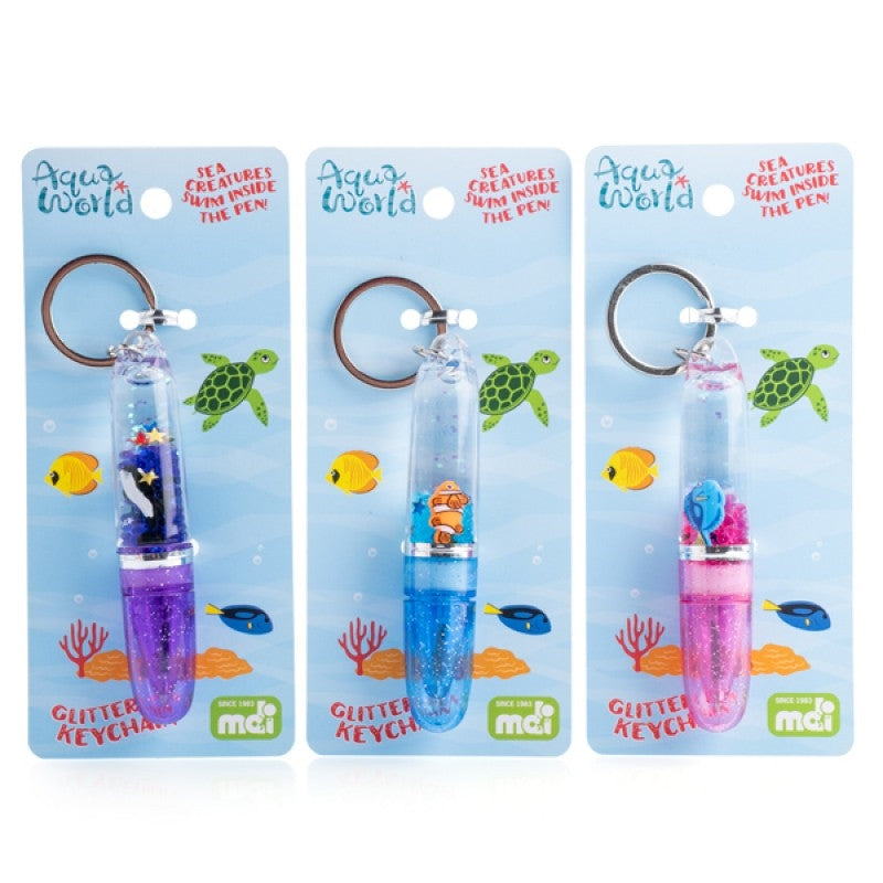 sea-animal-glitter-pen-keychain-sent-at-random www.mallsonline.com.au