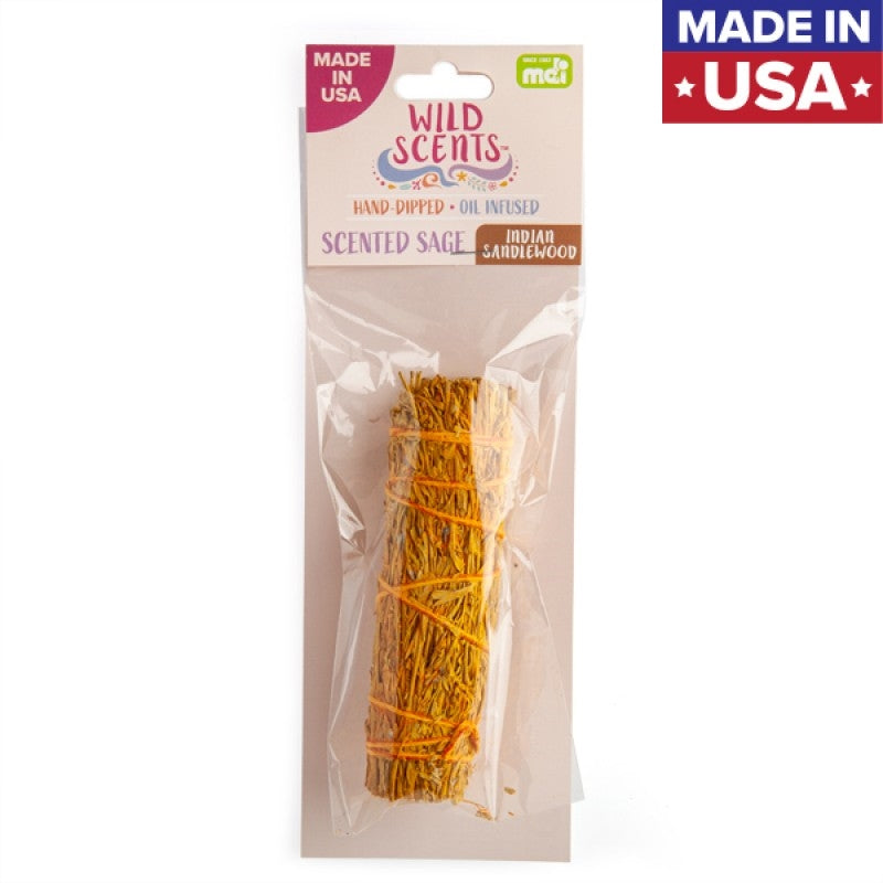 wild-scents-indian-sandalwood-sage-smudge-stick www.mallsonline.com.au