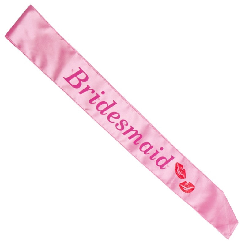 pink-bridesmaid-flashing-sash www.mallsonline.com.au