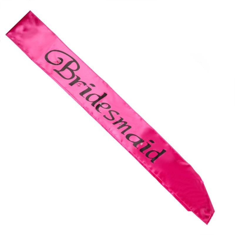 hot-pink-bridesmaid-flashing-sash www.mallsonline.com.au