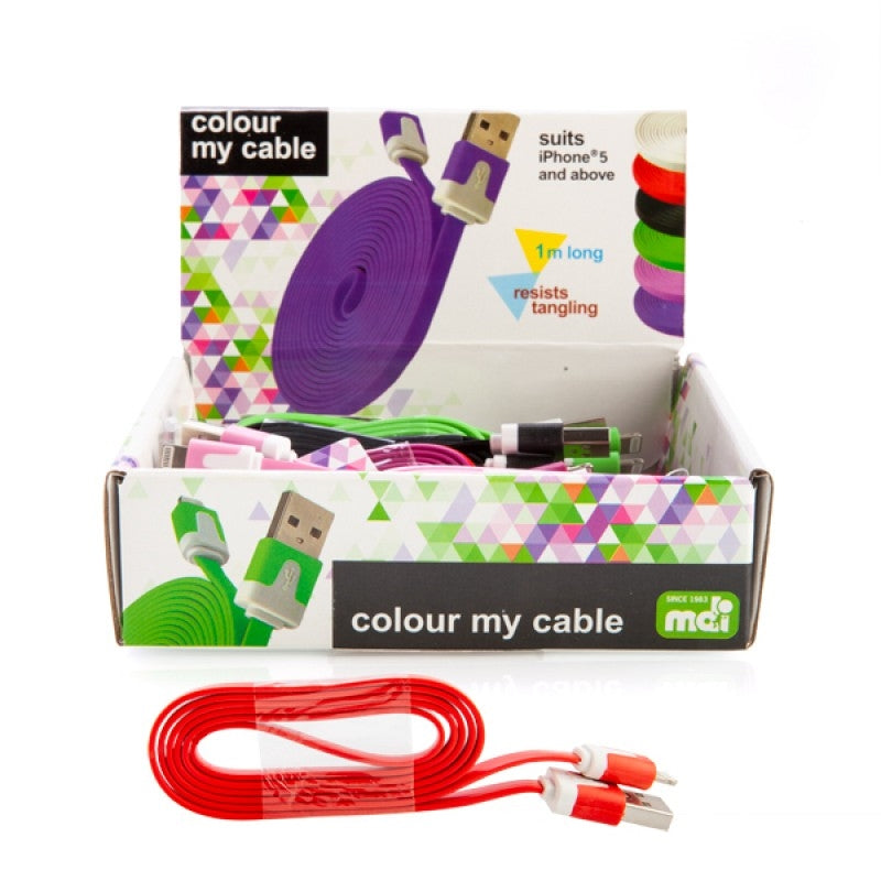 colour-my-cable-charger-cord-sent-at-random at www.mallsonline.com.au