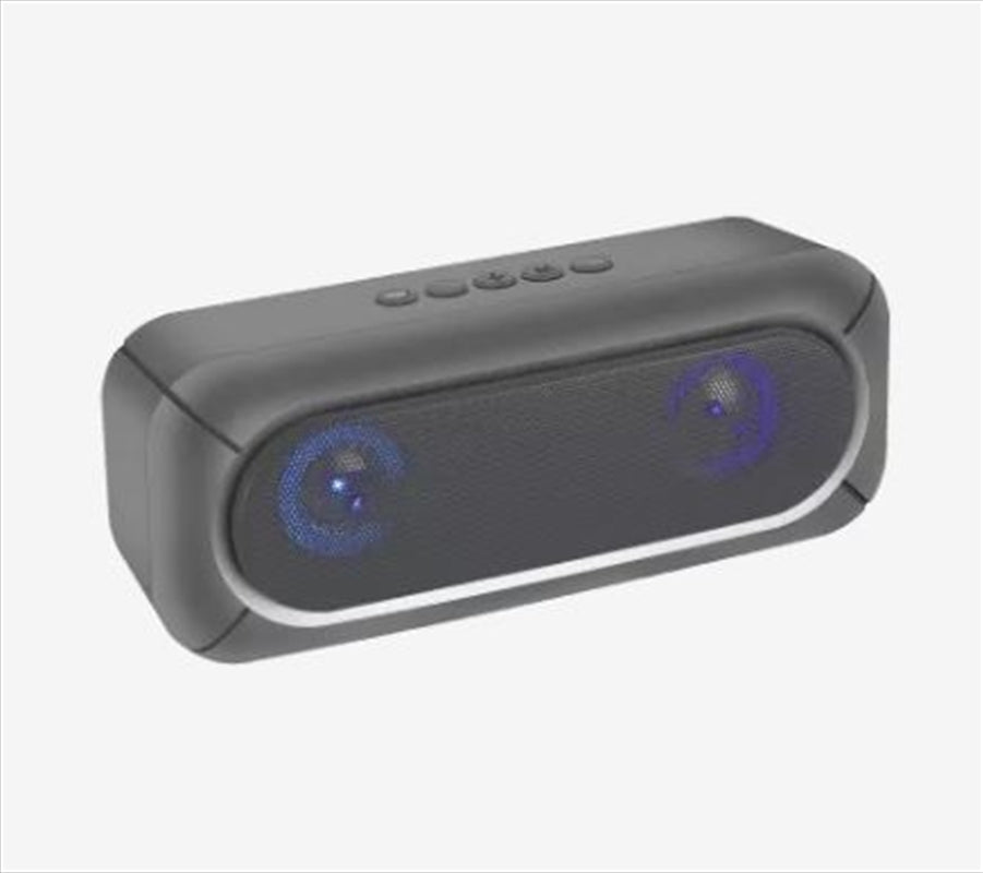 bluetooth-speaker-with-led-grey at www.mallsonline.com.au