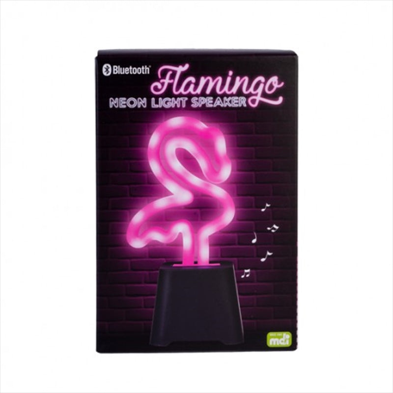 flamingo-neon-light-speaker at www.mallsonline.com.au