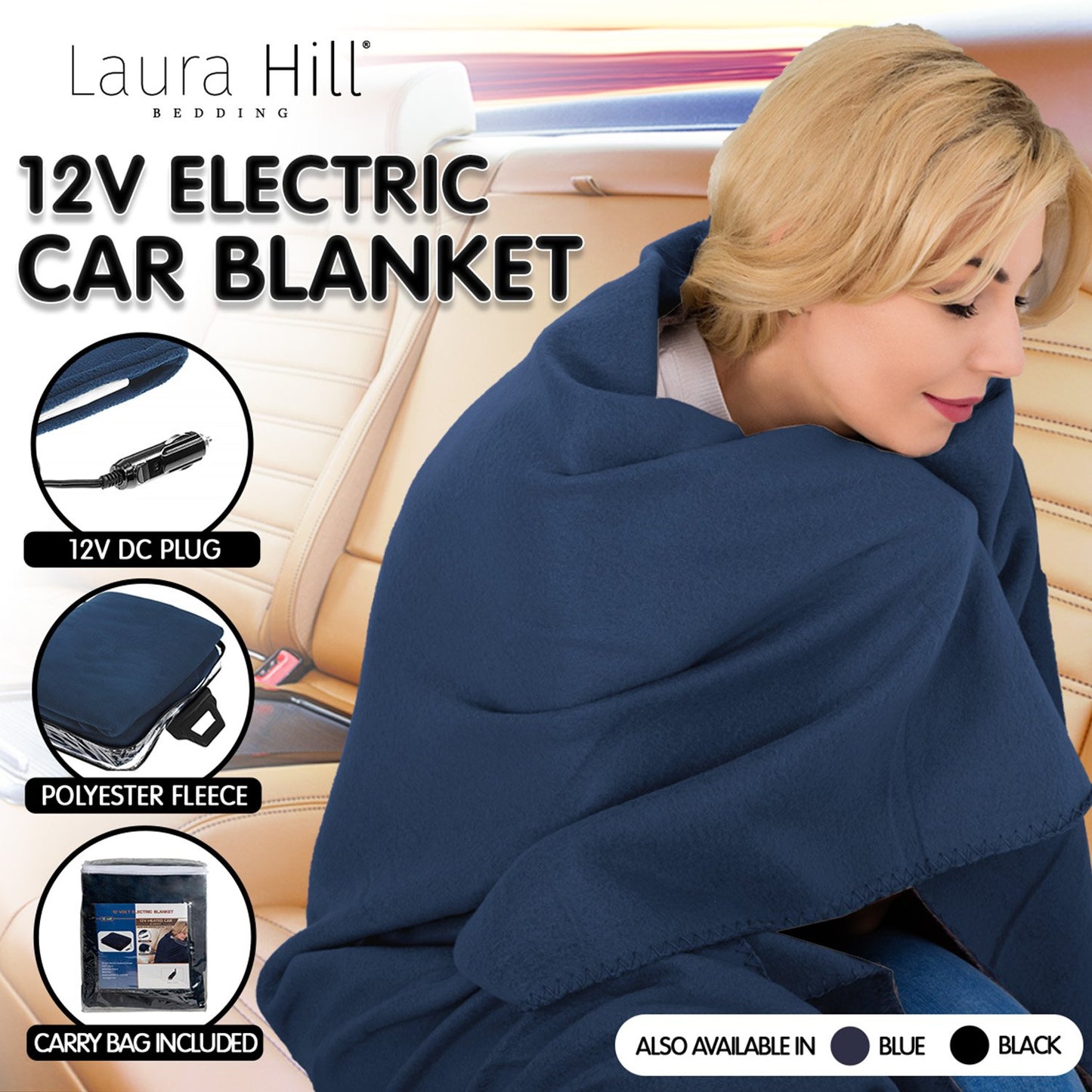 laura-hill-heated-electric-car-blanket-150x110cm-12v-navy-blue at www.mallsonline.com.au