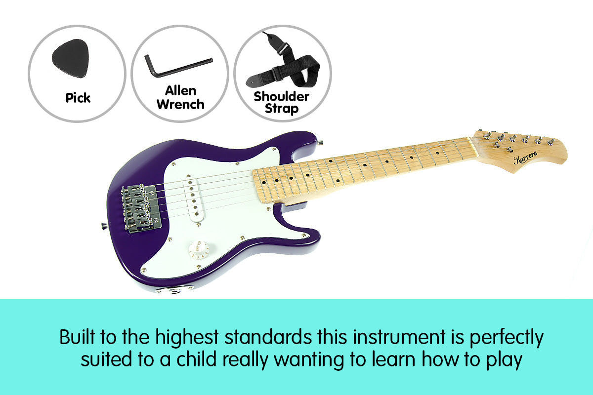 karrera-electric-childrens-guitar-kids-purple at www.mallsonline.com.au