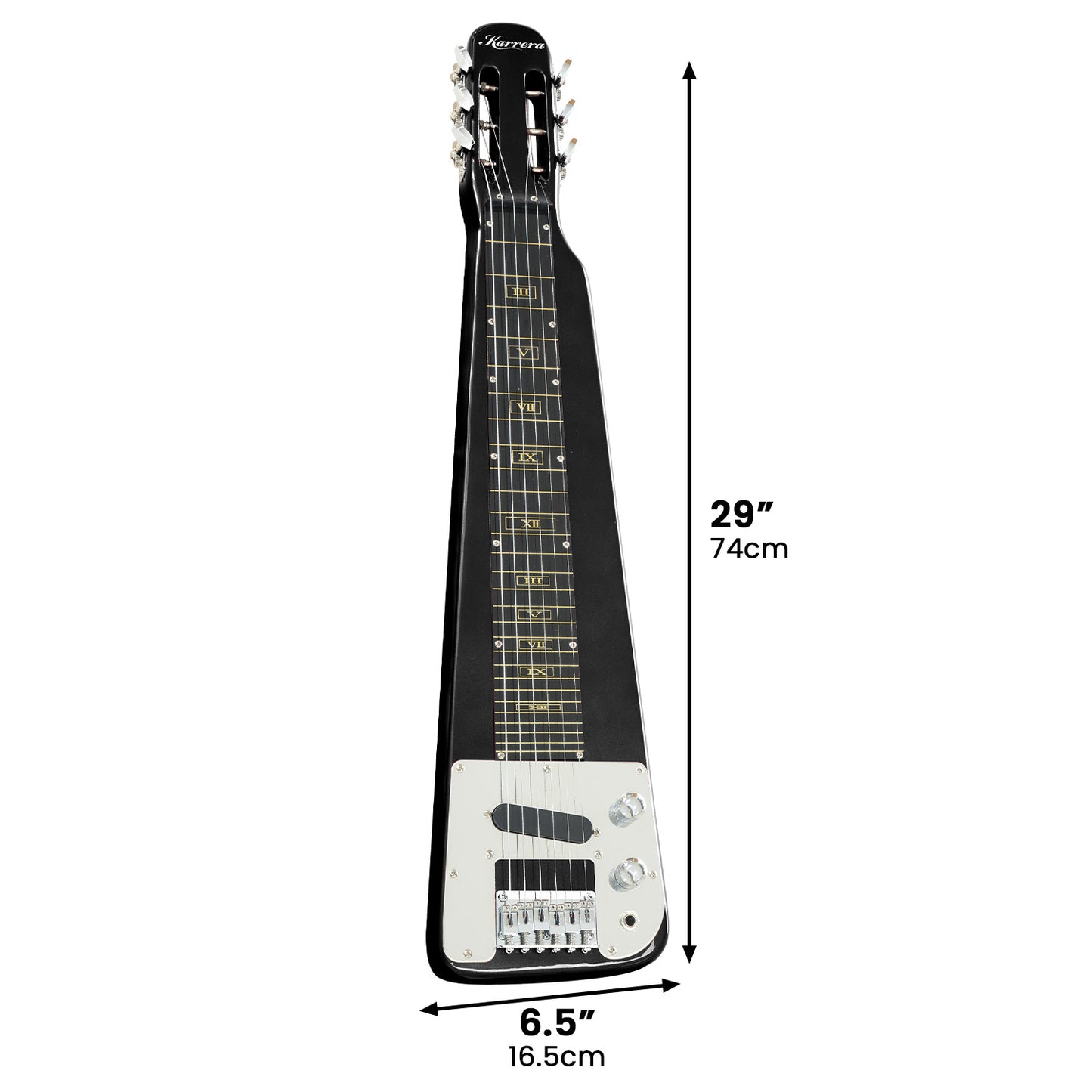 karrera-29in-6-string-lap-steel-hawaiian-guitar-black at www.mallsonline.com.au