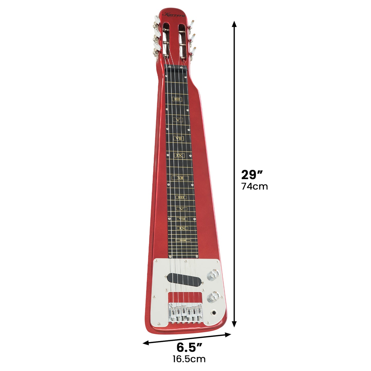 karrera-6-string-steel-lap-guitar-metallic-red at www.mallsonline.com.au