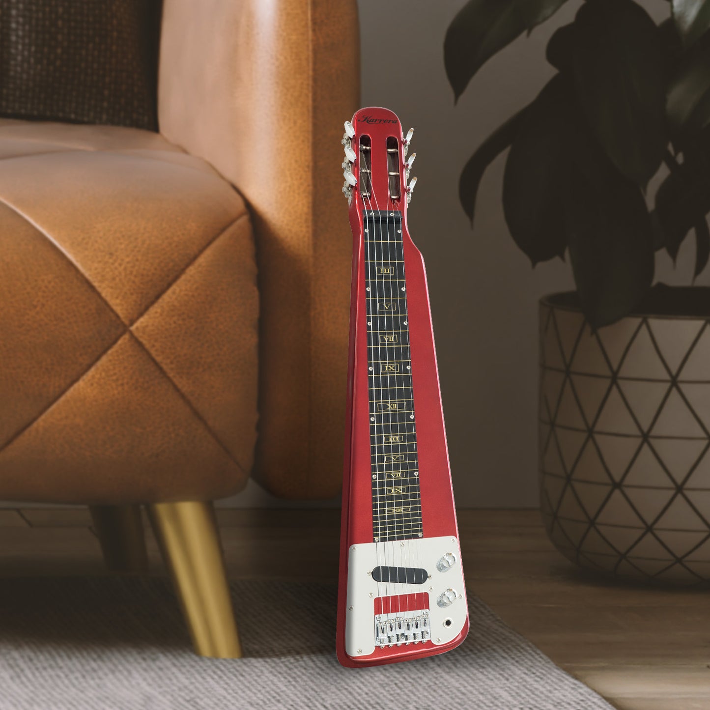 karrera-6-string-steel-lap-guitar-metallic-red at www.mallsonline.com.au