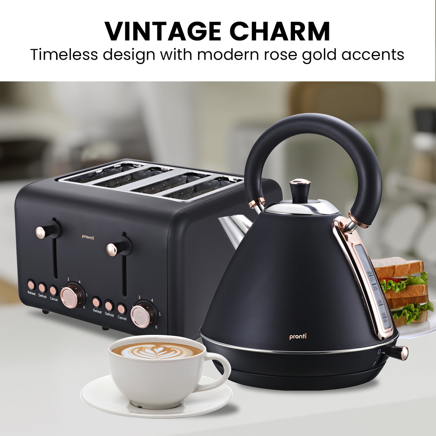 pronti-rose-trim-collection-toaster-kettle-bundle-black www.mallsonline.com.au