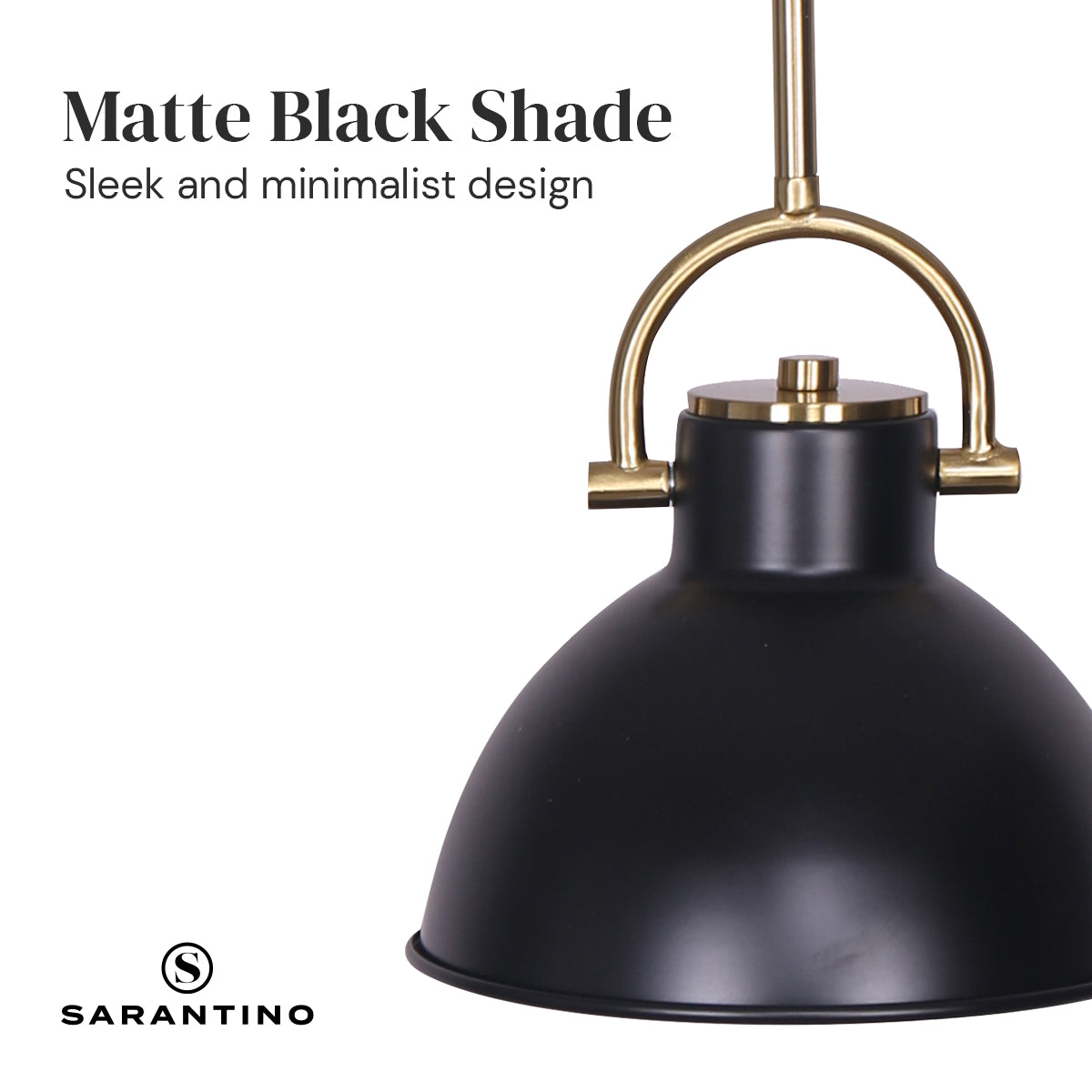 sarantino-black-and-gold-pendant-light www.mallsonline.com.au