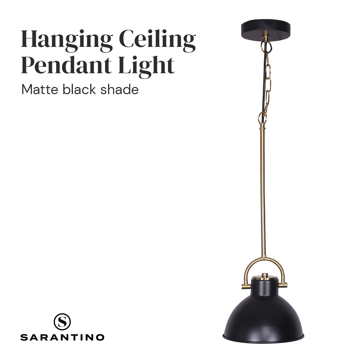sarantino-black-and-gold-pendant-light www.mallsonline.com.au